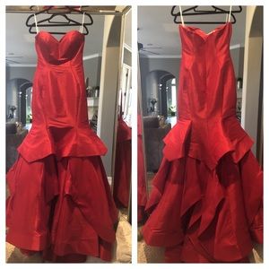Red Mermaid Dress